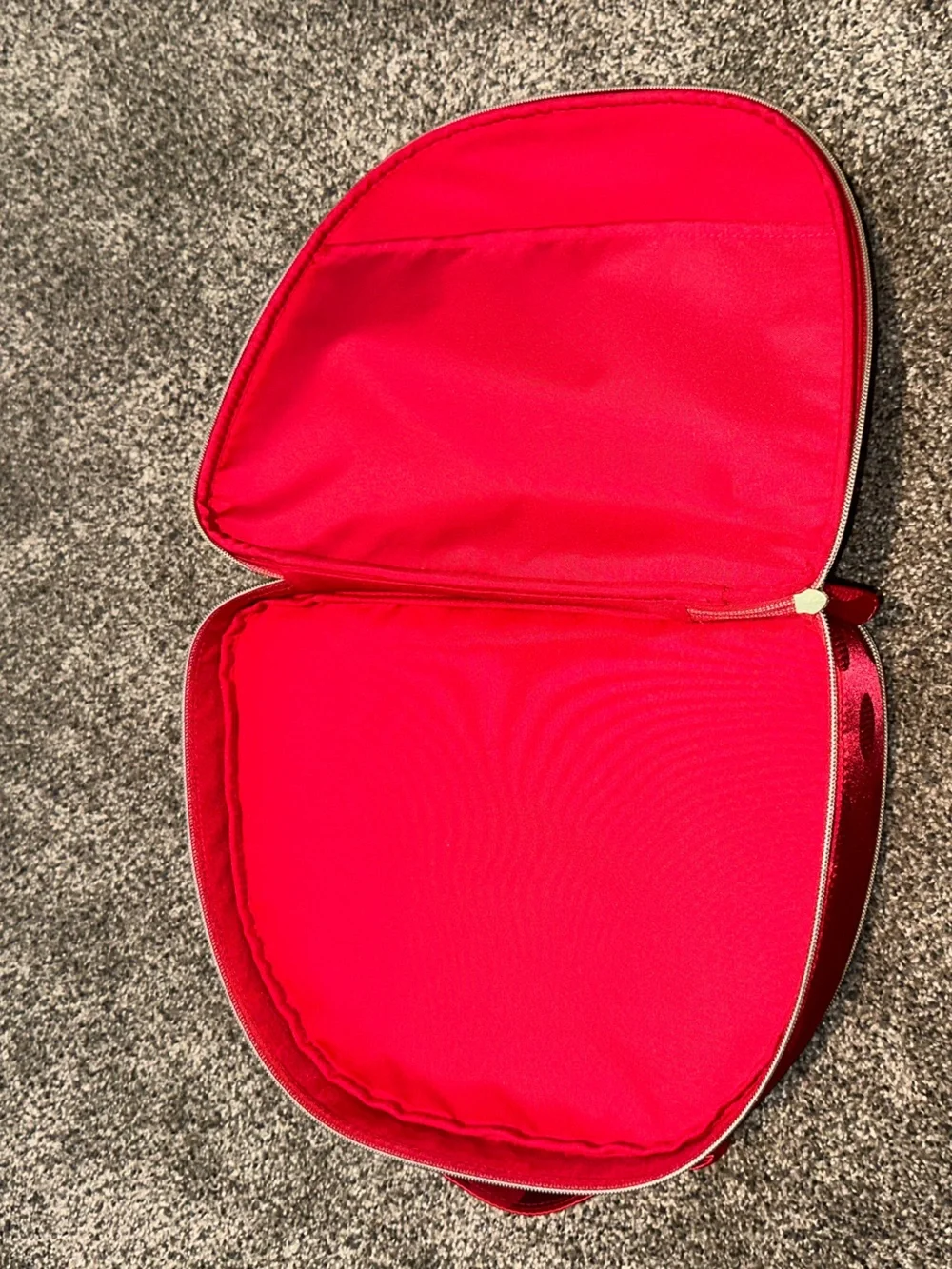 Estée Lauder Red Polka Dot Top-Handle Cosmetic Bag